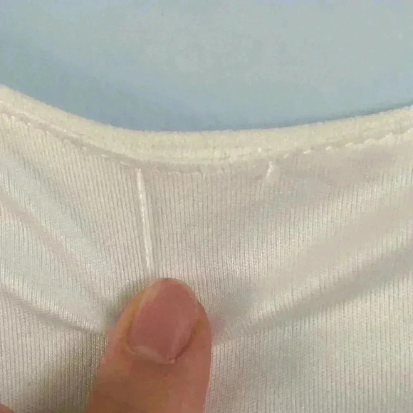 NWT Betsey Johnson Women'S Cross Cutout Back Scuba Crepe Dress White Size 8 - Picture 11 of 12